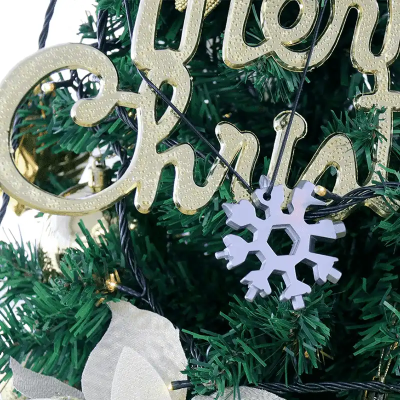 Amenitee 18-in-1 Schneeflocken-Multifunktionswerkzeug aus Edelstahl