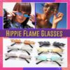 Hippie-Flammenbrille