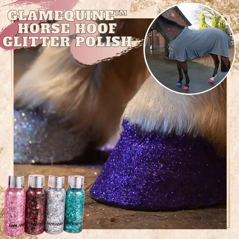 GlamEquine Pferdehuf-Glitzerpolitur