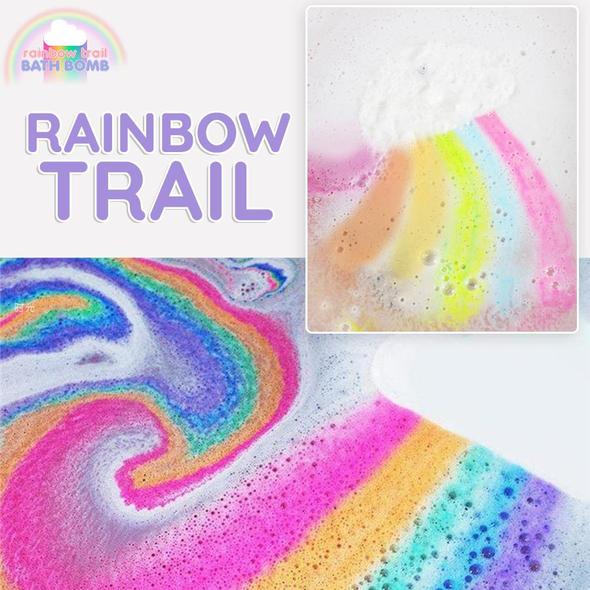 Rainbow Trail Badebombe