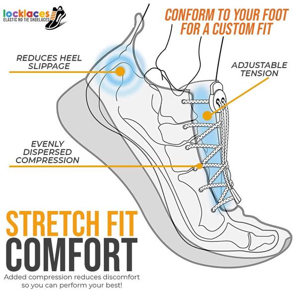 Elastische, nicht zu bindende Schnürsenkel – Bild 2