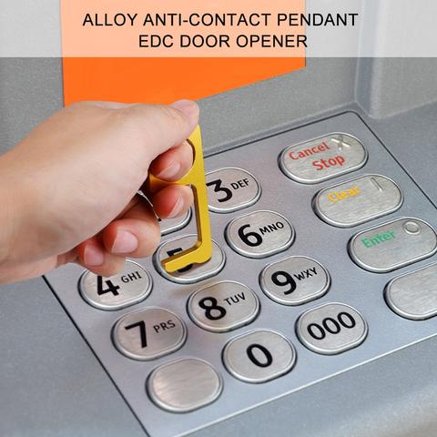 Antimikrobieller Türöffner und Stift aus EDC-Messing – Bild 2