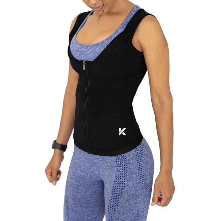 DAMEN-SCHWEIßWESTE MIT REISSVERSCHLUSS UND WÄRMEFANGEN – Bild 2