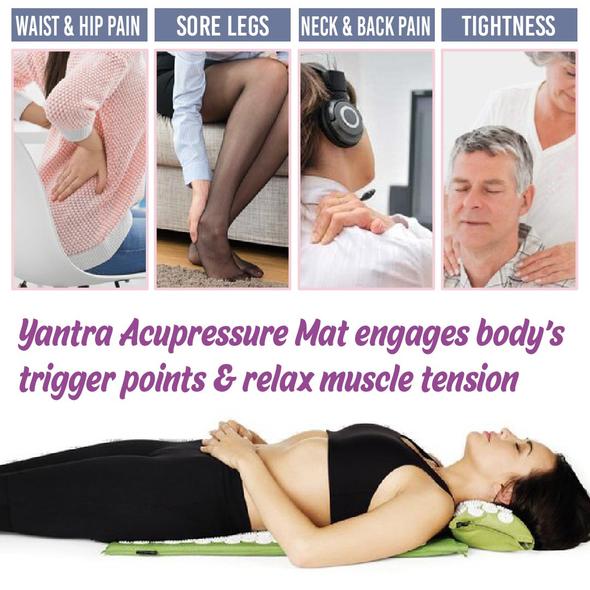 Akupressurmatte zur Linderung von Muskelschmerzen – Bild 2