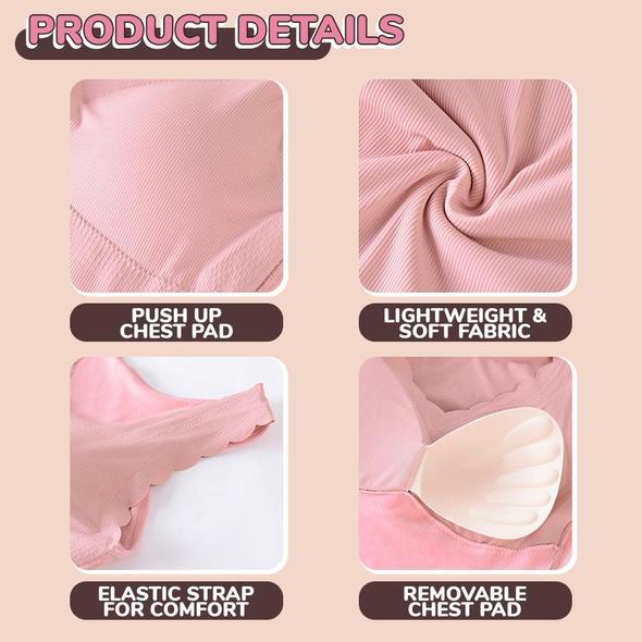 Ärmellose Innenbekleidung aus Samt-Thermospitze – Bild 2