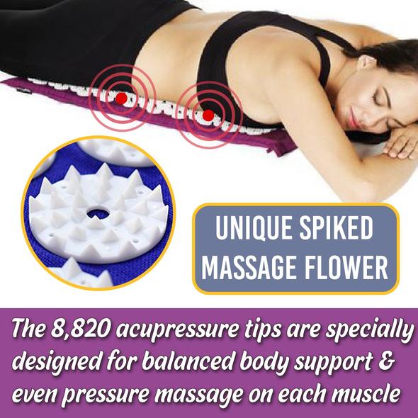 Akupressurmatte zur Linderung von Muskelschmerzen – Bild 3