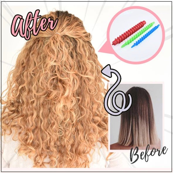 Hitzefreie, federnde, enge Lockenwickler – Bild 2