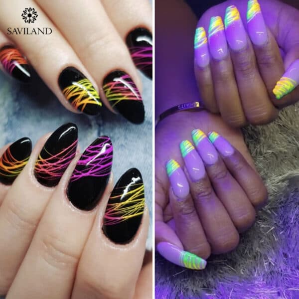 Leuchtendes Spinnen-Nagelgel-Set – Bild 4