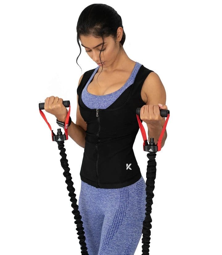 DAMEN-SCHWEIßWESTE MIT REISSVERSCHLUSS UND WÄRMEFANGEN – Bild 4