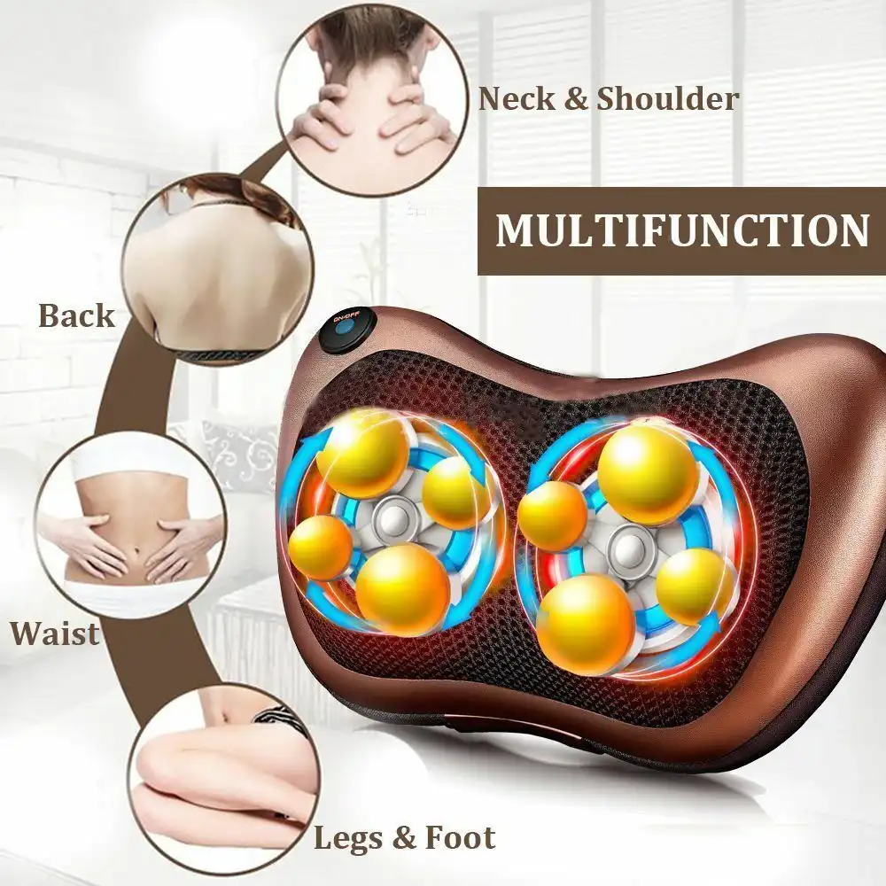 Shiatsu-Kissenmassagegerät mit Wärme – Bild 4