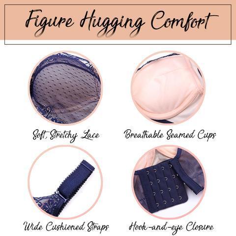 Spitzen-BH mit vollständiger Abdeckung – Bild 4