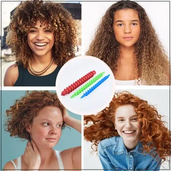 Hitzefreie, federnde, enge Lockenwickler – Bild 4