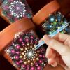Blumentopf-Mandala-Dotting-Set