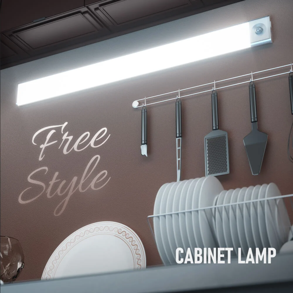 Wiederaufladbare Schrankleuchten mit Bewegungssensor